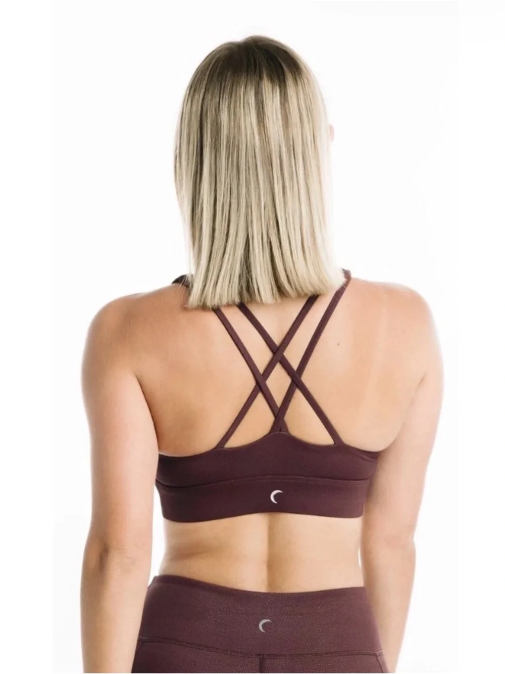 NWOT Zyia Active Fig Vibration LNT Strappy Bra Size Large